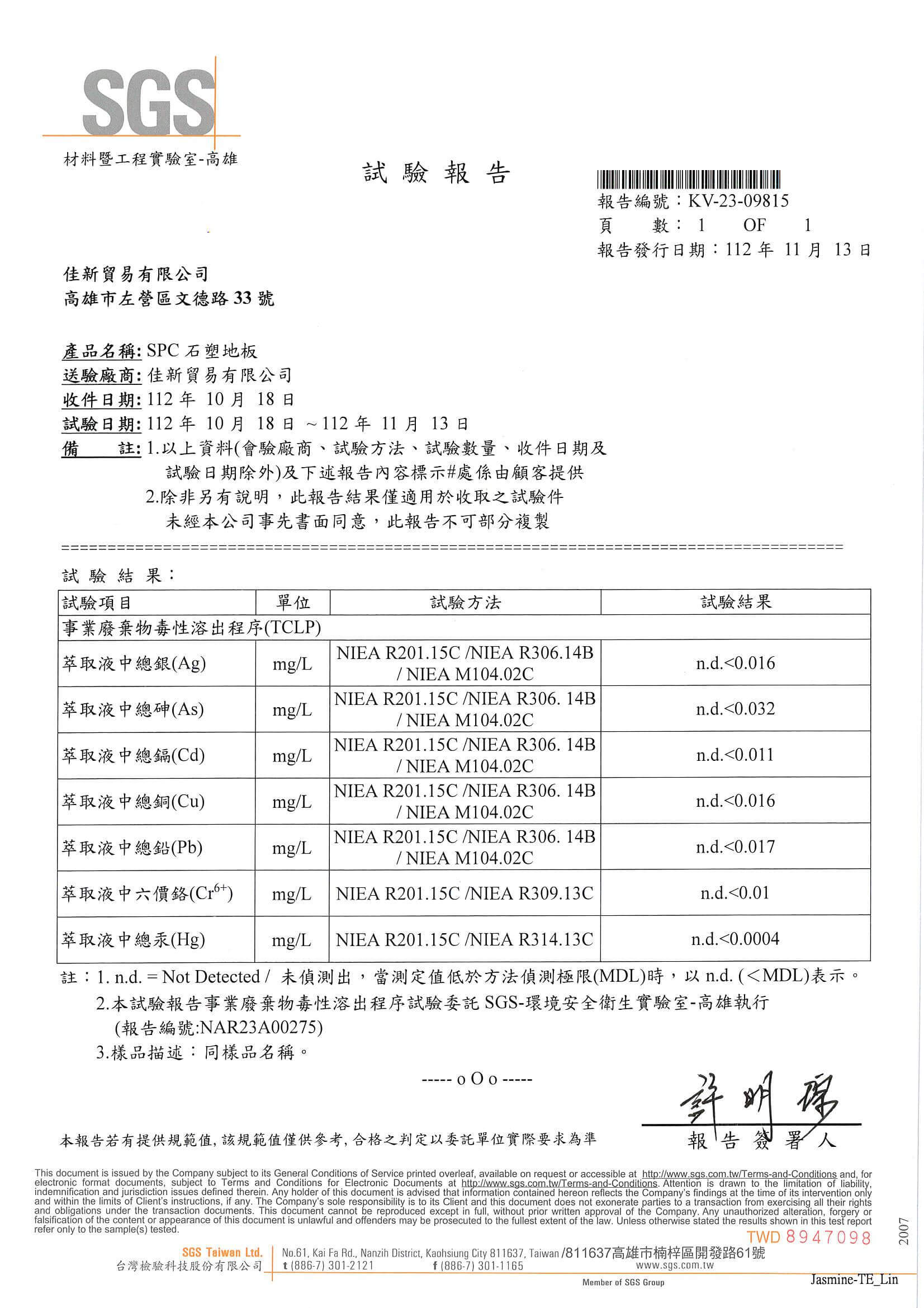 SGS圖片